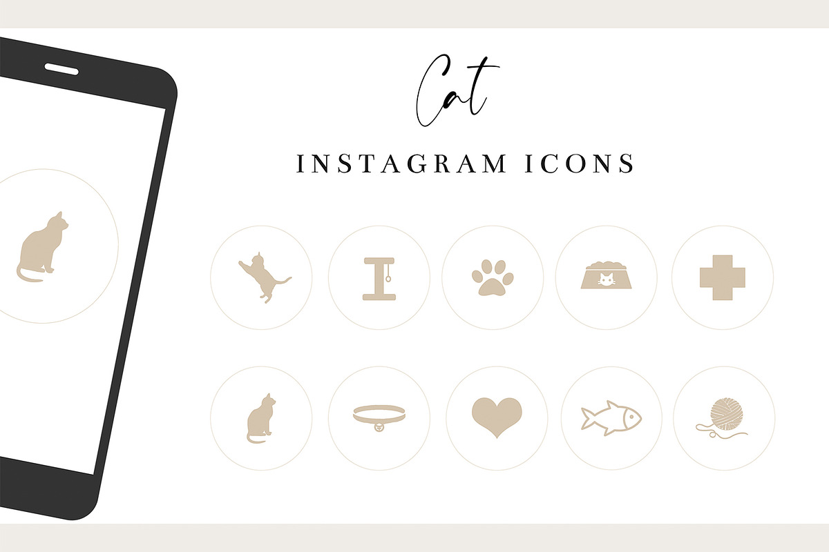 Cat Instagram Story Highlights in Instagram Templates - product preview 8