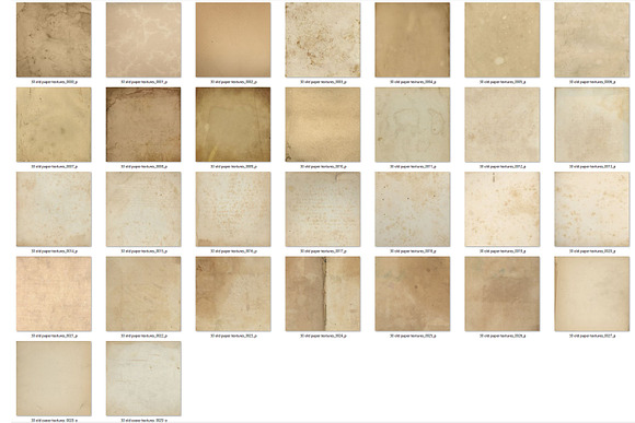 30 Old Paper Textures in Textures - product preview 3