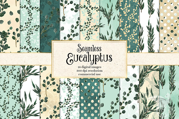 Eucalyptus Digital Paper