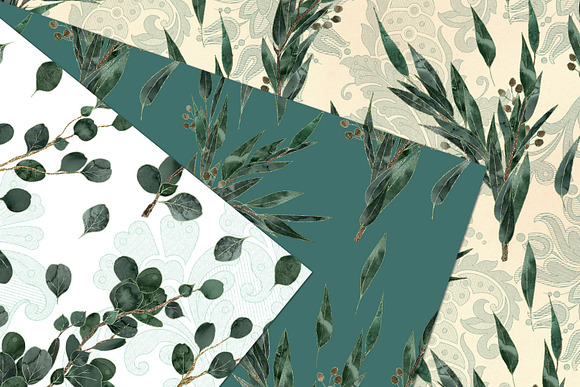 Eucalyptus Digital Paper in Patterns - product preview 2