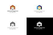 Universal Polygon Icon Logo