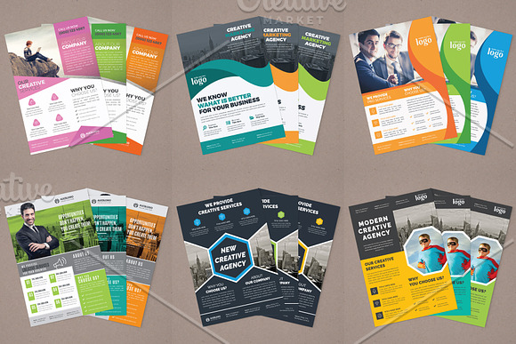 Business Flyer Bundle in Flyer Templates - product preview 1