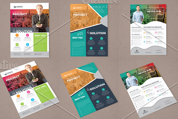 Business Flyer Bundle in Flyer Templates - product preview 3