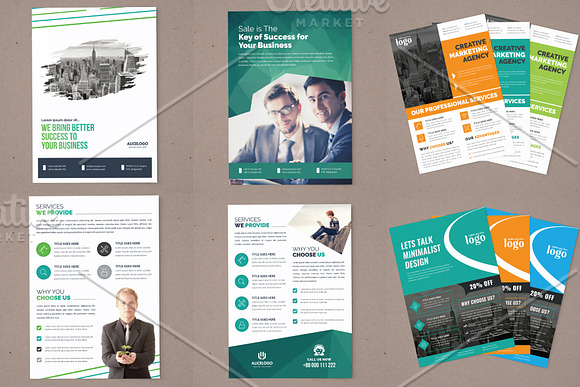 Business Flyer Bundle in Flyer Templates - product preview 5