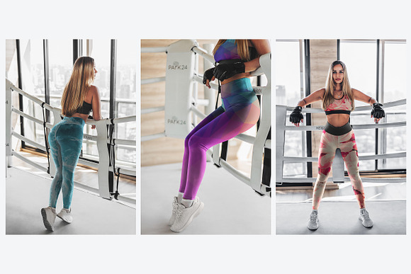 Leggings Mock-Up Gym Style in Product Mockups - product preview 6