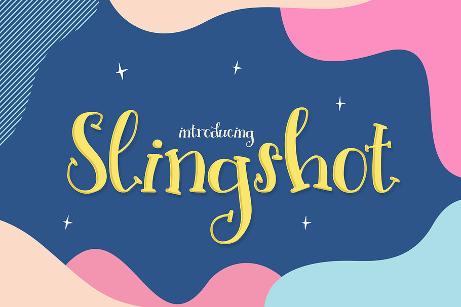 Slingshot Font in Display Fonts - product preview 8
