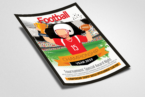 Football Championship Poster/Flyer in Flyer Templates - product preview 1