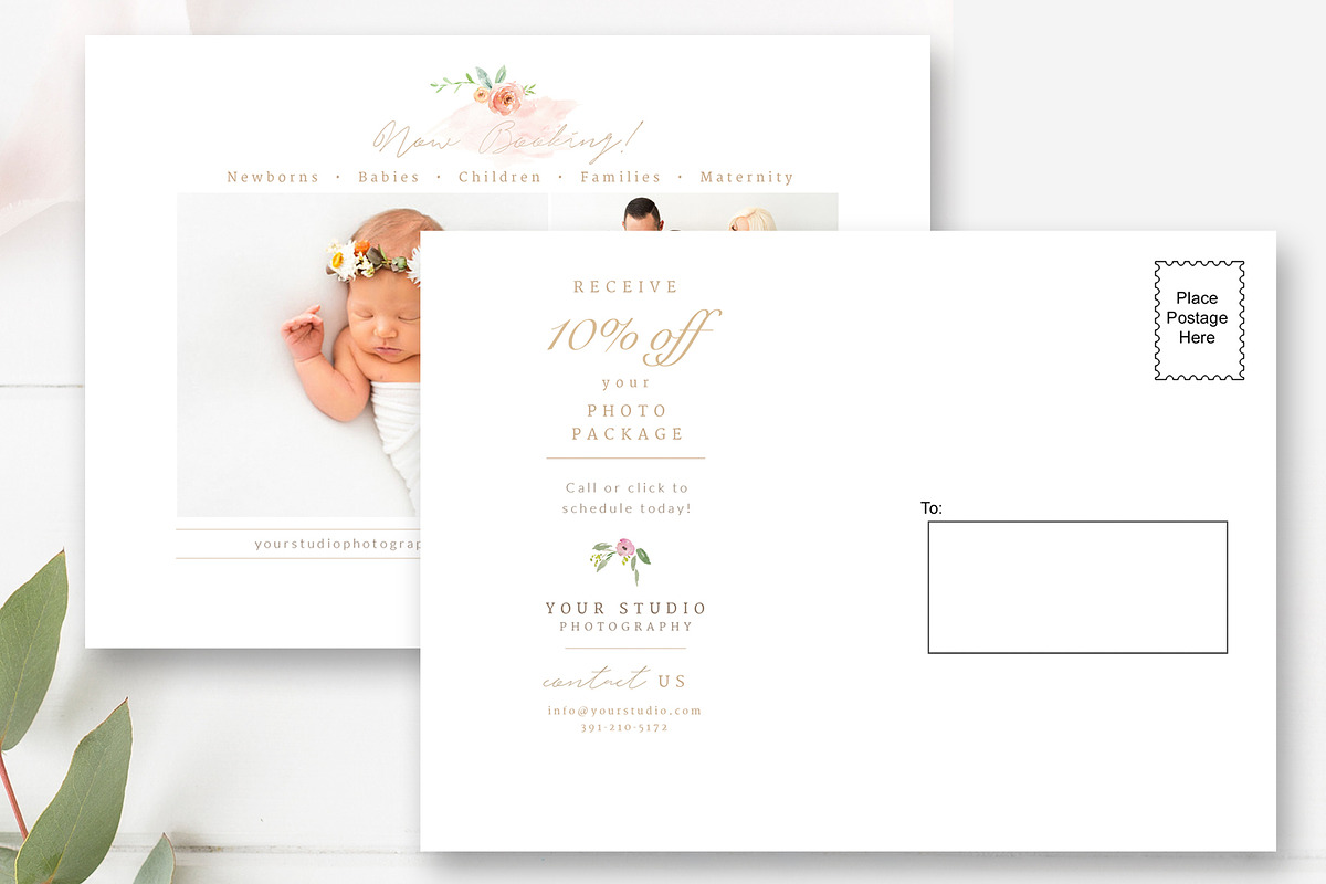 Photography Promo Flyer Template in Postcard Templates - product preview 8