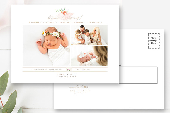 Photography Promo Flyer Template in Postcard Templates - product preview 1
