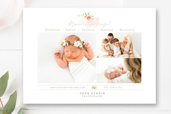 Photography Promo Flyer Template in Postcard Templates - product preview 2