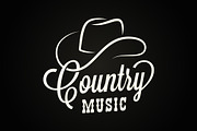 Country music sign.