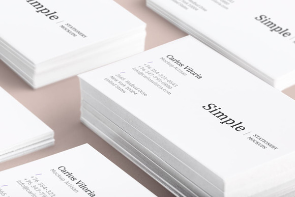 Business Cards Mockup 01 in Branding Mockups - product preview 1