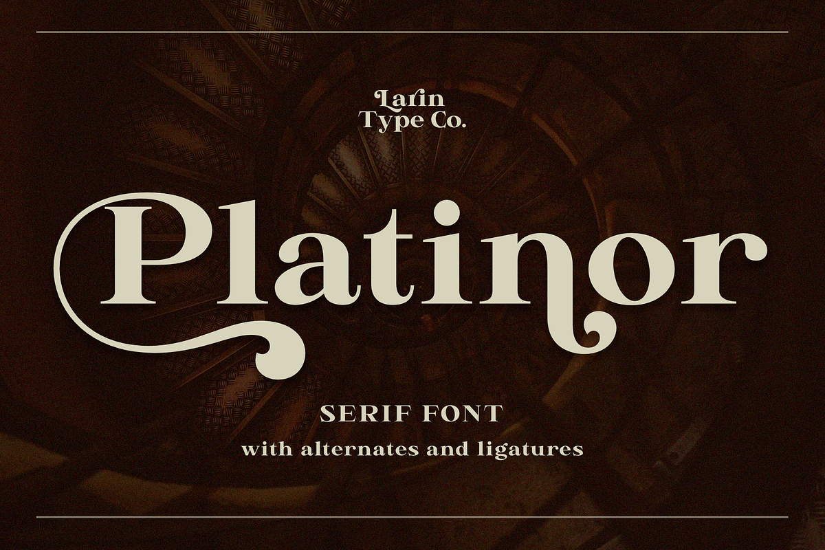 Platinor in Display Fonts - product preview 8