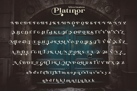 Platinor in Display Fonts - product preview 12
