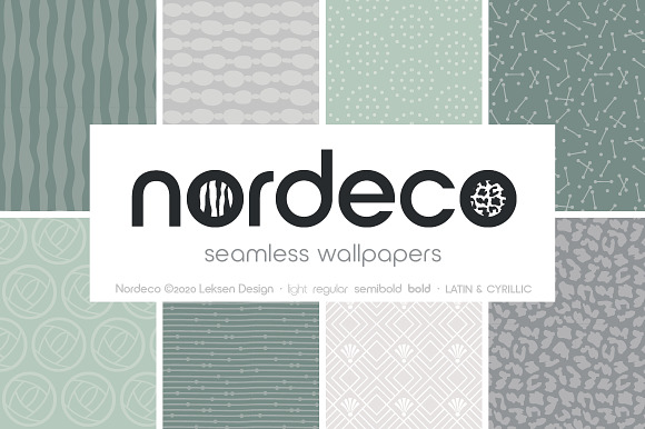 Nordeco Light in Display Fonts - product preview 1