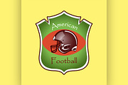 American Football logo and emblem