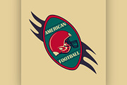American Football logo and emblem
