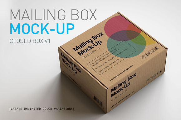 Mailing | Shipping Box-Mock-Up in Product Mockups - product preview 7