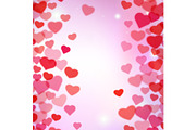 Valentines Day background with