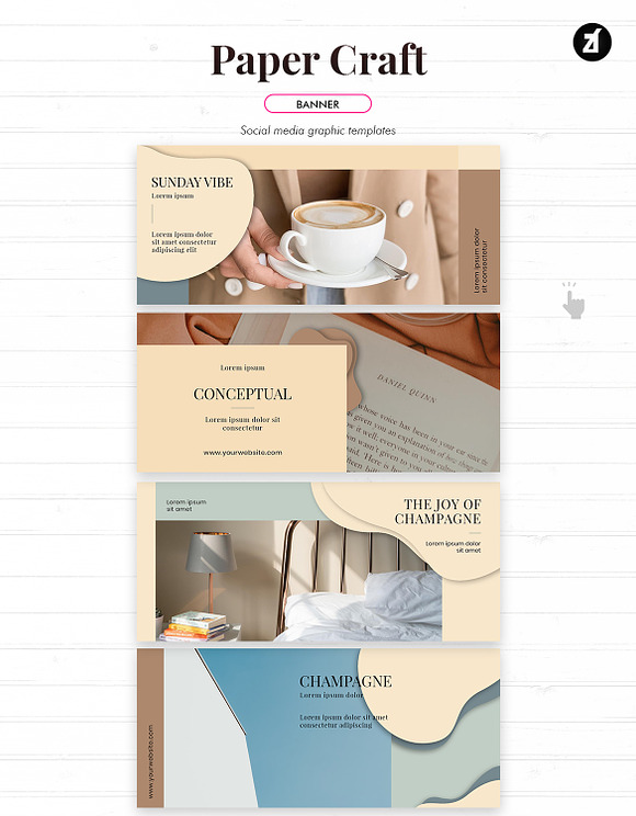 Paper craft social media graphic in Instagram Templates - product preview 9