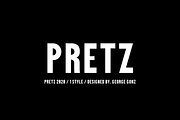 Pretz Typeface