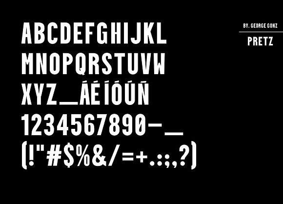 Pretz Typeface in Sans-Serif Fonts - product preview 4