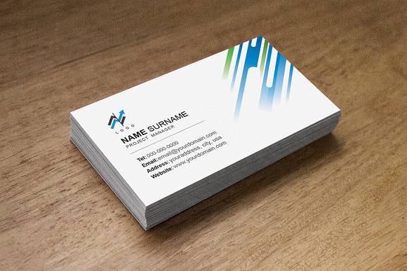 Business Card Template. in Business Card Templates - product preview 2