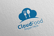 Cloud Food Restaurant Logo 14