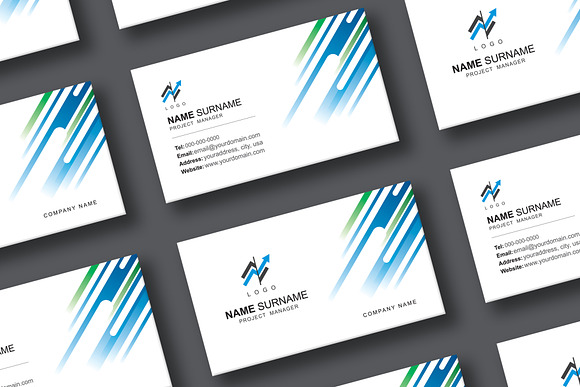 Business Card Template. in Business Card Templates - product preview 3