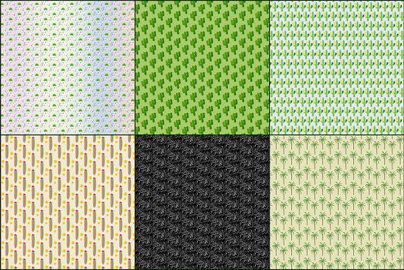 Cactus & Succulents Variety Papers in Patterns - product preview 1
