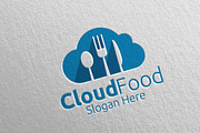 Cloud Food Restaurant Logo 15