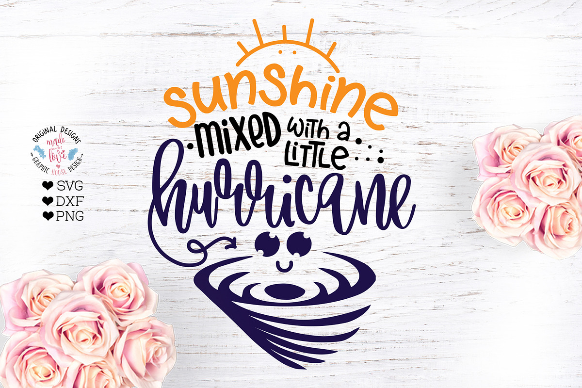 Sunshine mixed with a  hurricane in Illustrations - product preview 8