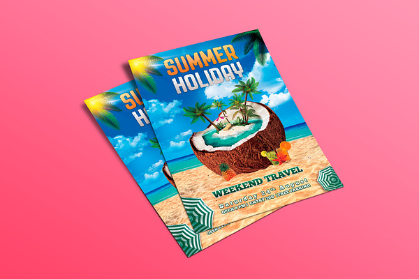 Summer Holiday Travel Flyer