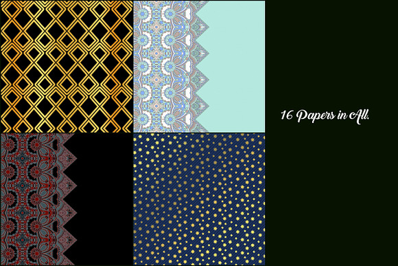 Arabic Designs Variety Papers in Patterns - product preview 3