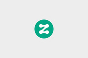 Abstract letter Z logo design.