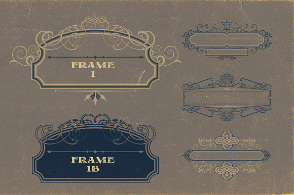 18 Ornamental Banners in Graphics - product preview 3