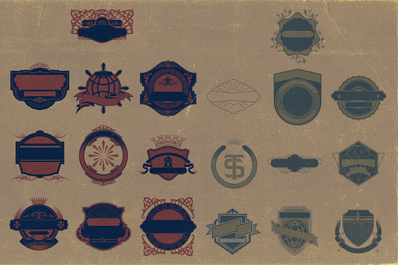 20 Vintage Logos in Graphics - product preview 3