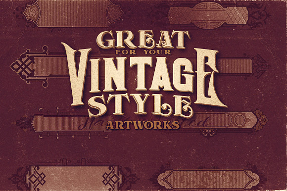 30 Vintage Ornamental Banners in Graphics - product preview 1