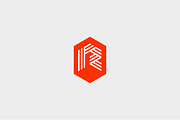 Letter R logo icon vector design.