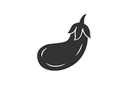 Eggplant glyph icon