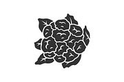 Cauliflower glyph icon