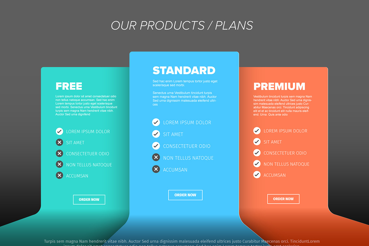 Product cards features template in Web Elements - product preview 8