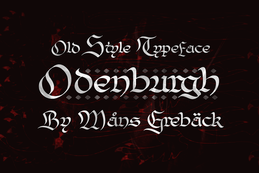 Odenburgh in Script Fonts - product preview 8