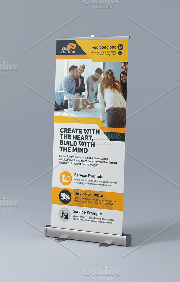Rollup Banner Template in Flyer Templates - product preview 1