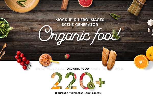 Organic Food Scene Generator