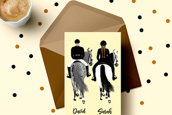 Horseback riding clipart Horse Png in Illustrations - product preview 5