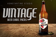 Vintage Beer Labels Pack
