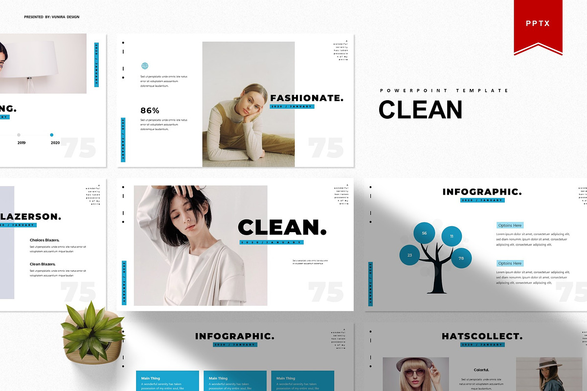 Clean | Powerpoint Template in PowerPoint Templates - product preview 8