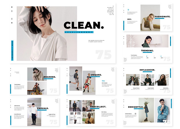 Clean | Powerpoint Template in PowerPoint Templates - product preview 1