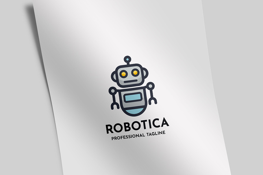 Robot Machine Logo
